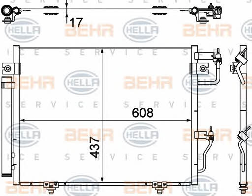 Behr-Hella 8FC 351 307-371 Cooler Module 8FC351307371: Buy near me in Poland at 2407.PL - Good price!