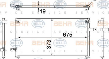 Behr-Hella 8FC 351 307-381 Moduł chłodzący 8FC351307381: Atrakcyjna cena w Polsce na 2407.PL - Zamów teraz!