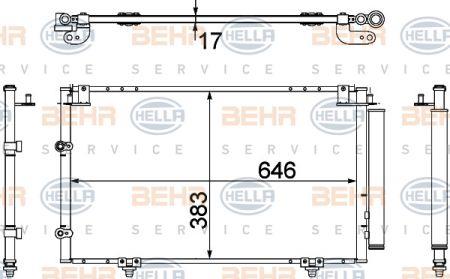 Behr-Hella 8FC 351 307-391 Cooler Module 8FC351307391: Buy near me in Poland at 2407.PL - Good price!