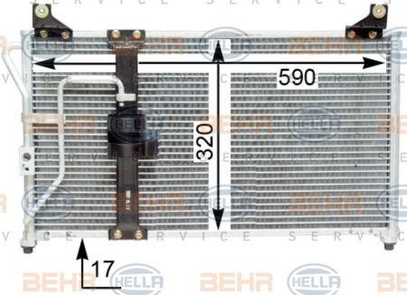 Behr-Hella 8FC 351 310-781 Радиатор кондиционера (Конденсатор) 8FC351310781: Отличная цена - Купить в Польше на 2407.PL!