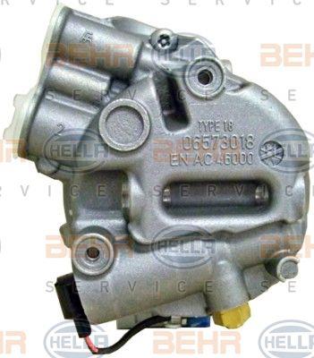 Behr-Hella 8FK 351 340-361 Compressor, air conditioning 8FK351340361: Buy near me in Poland at 2407.PL - Good price!