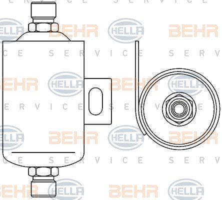 Behr-Hella 8FT 351 192-491 Осушувач кондиціонера 8FT351192491: Приваблива ціна - Купити у Польщі на 2407.PL!