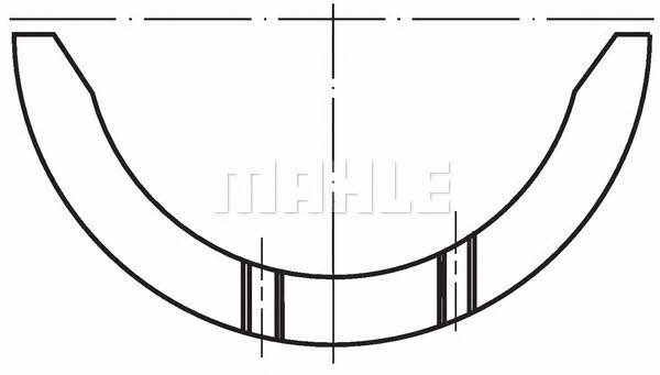 Mahle/Perfect circle 099 AL 18738 025 Полукольца вала коленчатого 099AL18738025: Отличная цена - Купить в Польше на 2407.PL!