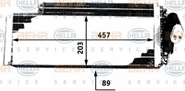 Behr-Hella 8FV 351 210-151 Испаритель 8FV351210151: Отличная цена - Купить в Польше на 2407.PL!