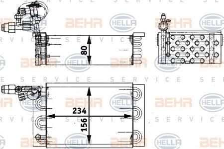 Behr-Hella 8FV 351 211-411 Испаритель 8FV351211411: Отличная цена - Купить в Польше на 2407.PL!