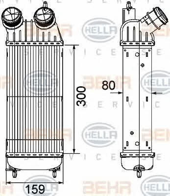 Behr-Hella 8ML 376 746-211 Intercooler, charger 8ML376746211: Buy near me in Poland at 2407.PL - Good price!