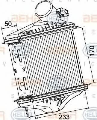 Behr-Hella 8ML 376 746-241 Intercooler, charger 8ML376746241: Buy near me in Poland at 2407.PL - Good price!