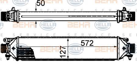 Behr-Hella 8ML 376 899-131 Intercooler, charger 8ML376899131: Buy near me in Poland at 2407.PL - Good price!