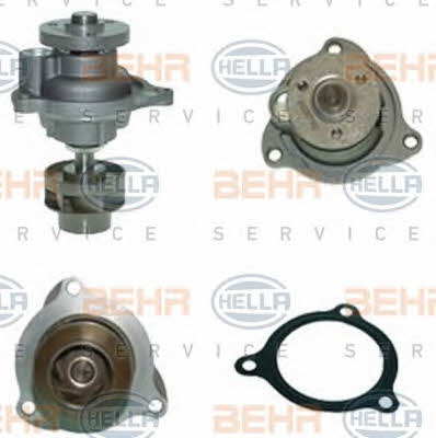 Behr-Hella 8MP 376 801-281 Water pump 8MP376801281: Buy near me at 2407.PL in Poland at an Affordable price!