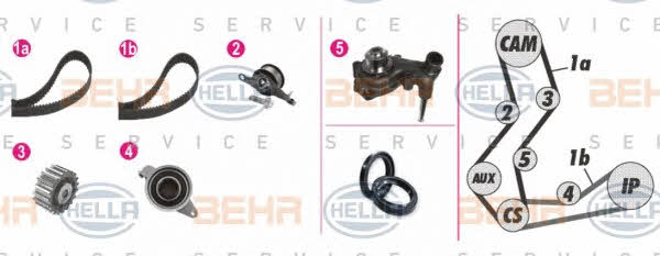 Behr-Hella 8MP 376 806-811 Water pump 8MP376806811: Buy near me in Poland at 2407.PL - Good price!