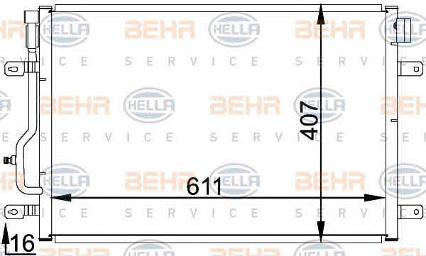 Behr-Hella 8FC 351 301-071 Cooler Module 8FC351301071: Buy near me in Poland at 2407.PL - Good price!