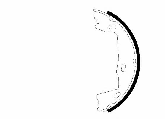 Hella-Pagid 8DA 355 050-321 Parking brake shoes 8DA355050321: Buy near me at 2407.PL in Poland at an Affordable price!