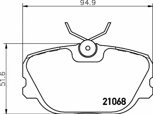 Hella-Pagid 8DB 355 017-761 Klocki hamulcowe, zestaw 8DB355017761: Dobra cena w Polsce na 2407.PL - Kup Teraz!