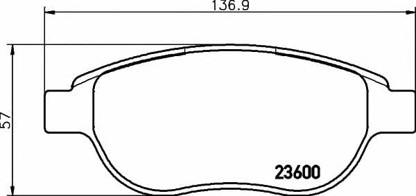 Hella-Pagid 8DB 355 018-871 Тормозные колодки дисковые, комплект 8DB355018871: Отличная цена - Купить в Польше на 2407.PL!