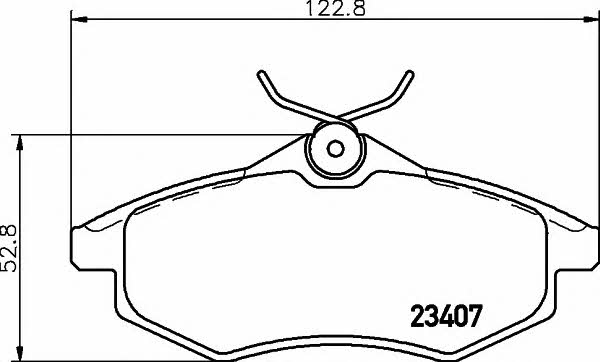 Hella-Pagid 8DB 355 010-161 Гальмівні колодки, комплект 8DB355010161: Купити у Польщі - Добра ціна на 2407.PL!