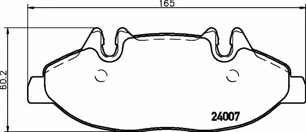 Hella-Pagid 8DB 355 010-651 Brake Pad Set, disc brake 8DB355010651: Buy near me in Poland at 2407.PL - Good price!