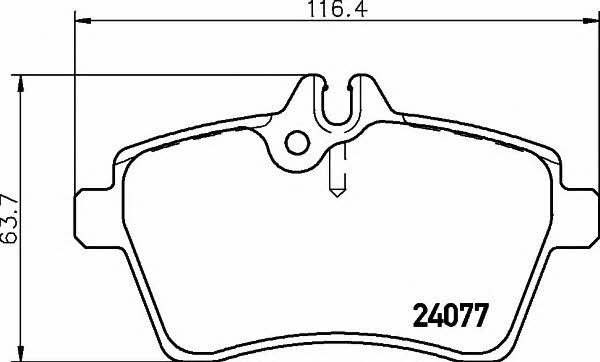 Hella-Pagid 8DB 355 011-381 Scheibenbremsbeläge, Set 8DB355011381: Kaufen Sie zu einem guten Preis in Polen bei 2407.PL!