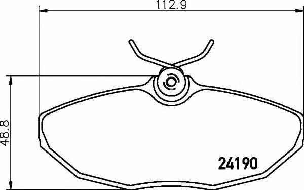 Hella-Pagid 8DB 355 011-961 Klocki hamulcowe, zestaw 8DB355011961: Dobra cena w Polsce na 2407.PL - Kup Teraz!