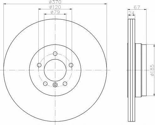 Hella-Pagid 8DD 355 110-061 Bremsscheibe 8DD355110061: Kaufen Sie zu einem guten Preis in Polen bei 2407.PL!