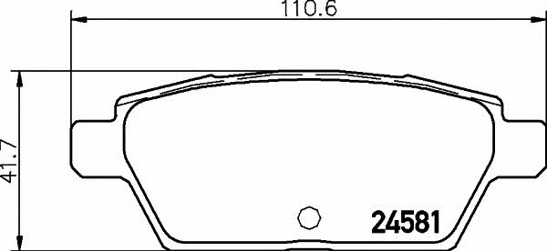 Hella-Pagid 8DB 355 015-091 Гальмівні колодки, комплект 8DB355015091: Приваблива ціна - Купити у Польщі на 2407.PL!