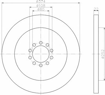 Hella-Pagid 8DD 355 117-531 Bremsscheibe 8DD355117531: Kaufen Sie zu einem guten Preis in Polen bei 2407.PL!