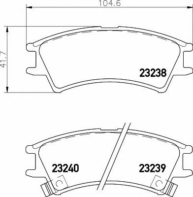 Hella-Pagid 8DB 355 017-051 Scheibenbremsbeläge, Set 8DB355017051: Kaufen Sie zu einem guten Preis in Polen bei 2407.PL!