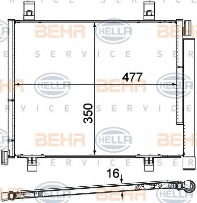 Behr-Hella 8FC 351 319-601 Cooler Module 8FC351319601: Buy near me in Poland at 2407.PL - Good price!