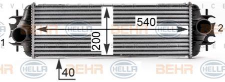 Behr-Hella 8ML 376 700-111 Chłodnica powietrza doładowującego (intercooler) 8ML376700111: Dobra cena w Polsce na 2407.PL - Kup Teraz!