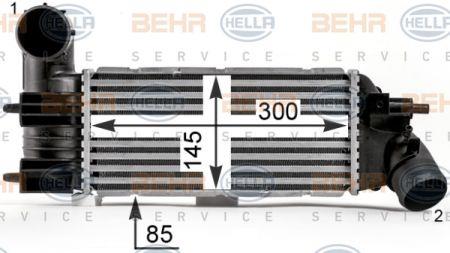 Behr-Hella 8ML 376 700-741 Chłodnica powietrza doładowującego (intercooler) 8ML376700741: Dobra cena w Polsce na 2407.PL - Kup Teraz!