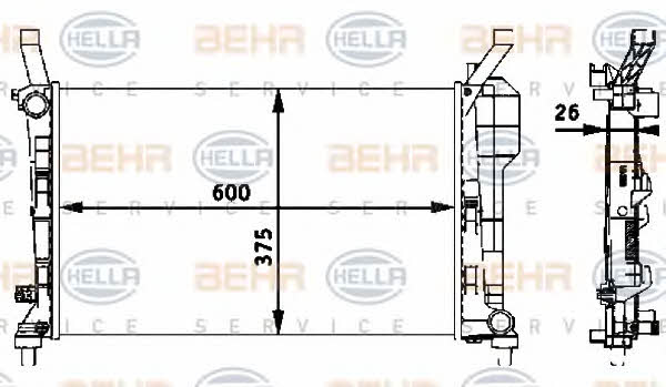Купити Behr-Hella 8MK376721021 – суперціна на 2407.PL!