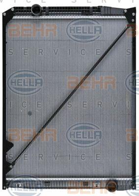 Behr-Hella 8MK 376 721-491 Radiator, engine cooling 8MK376721491: Buy near me in Poland at 2407.PL - Good price!