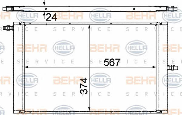 Behr-Hella 8MK 376 727-511 Chłodnica, układ chłodzenia silnika 8MK376727511: Dobra cena w Polsce na 2407.PL - Kup Teraz!