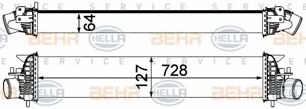 Behr-Hella 8ML 376 762-171 Chłodnica powietrza doładowującego (intercooler) 8ML376762171: Dobra cena w Polsce na 2407.PL - Kup Teraz!