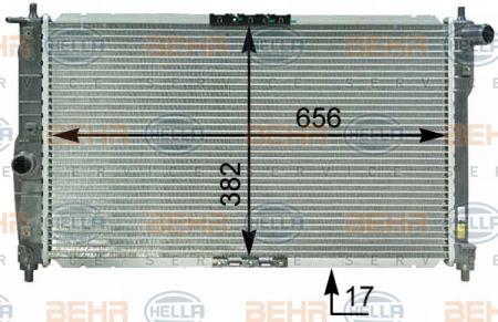 Behr-Hella 8MK 376 762-611 Kühler motorkühlung 8MK376762611: Kaufen Sie zu einem guten Preis in Polen bei 2407.PL!