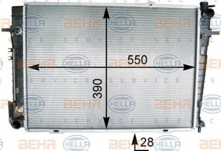 Behr-Hella 8MK 376 763-331 Радиатор охлаждения двигателя 8MK376763331: Отличная цена - Купить в Польше на 2407.PL!