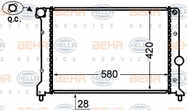 Купить Behr-Hella 8MK376766111 – отличная цена на 2407.PL!