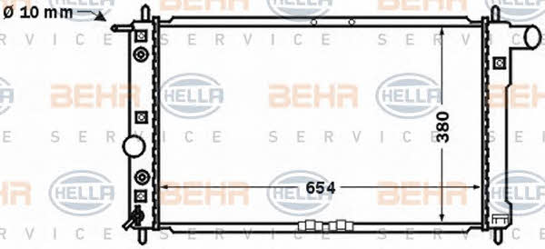 Behr-Hella 8MK 376 767-201 Kühler motorkühlung 8MK376767201: Kaufen Sie zu einem guten Preis in Polen bei 2407.PL!
