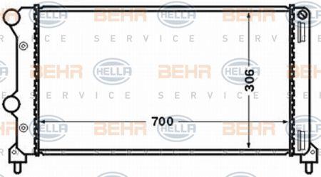 Behr-Hella 8MK 376 767-701 Chłodnica, układ chłodzenia silnika 8MK376767701: Atrakcyjna cena w Polsce na 2407.PL - Zamów teraz!
