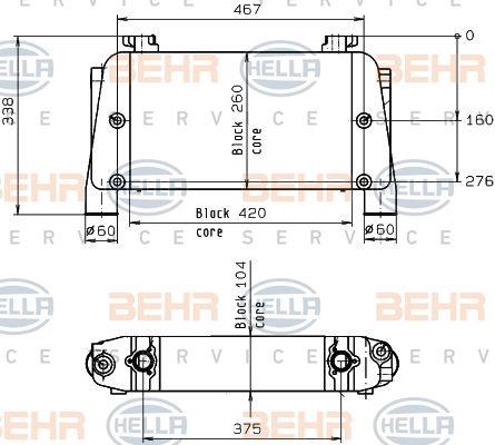 Behr-Hella 8MO 376 765-541 Chłodnica oleju 8MO376765541: Dobra cena w Polsce na 2407.PL - Kup Teraz!