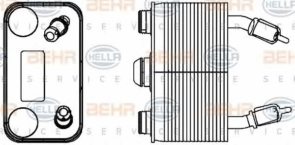 Behr-Hella 8MO 376 778-191 Oil cooler 8MO376778191: Buy near me in Poland at 2407.PL - Good price!