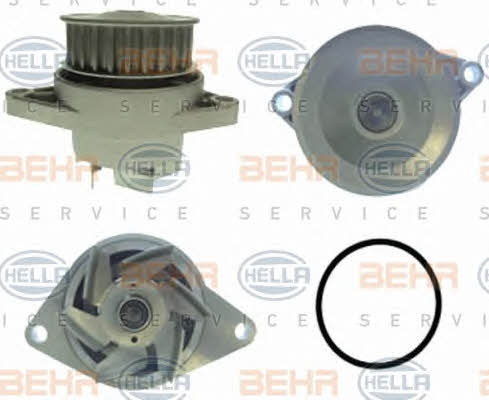 Behr-Hella 8MP 376 800-061 Water pump 8MP376800061: Buy near me in Poland at 2407.PL - Good price!