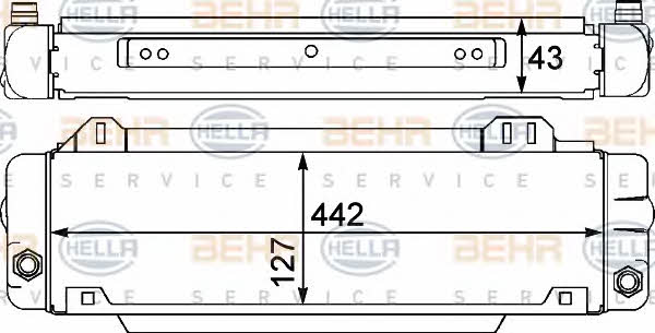 Behr-Hella 8MO 376 725-771 Chłodnica oleju 8MO376725771: Dobra cena w Polsce na 2407.PL - Kup Teraz!