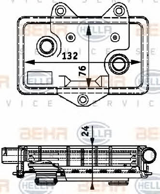 Behr-Hella 8MO 376 726-051 Chłodnica oleju 8MO376726051: Atrakcyjna cena w Polsce na 2407.PL - Zamów teraz!