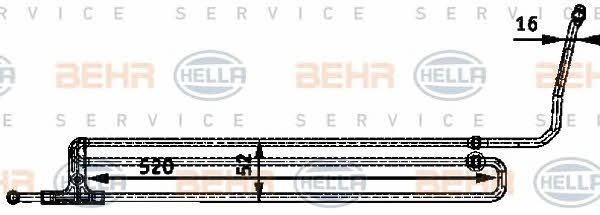 Behr-Hella 8MO 376 726-201 Oil cooler 8MO376726201: Buy near me in Poland at 2407.PL - Good price!