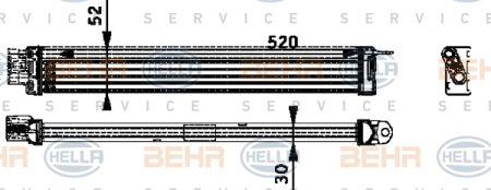 Behr-Hella 8MO 376 726-211 Радиатор масляный 8MO376726211: Отличная цена - Купить в Польше на 2407.PL!