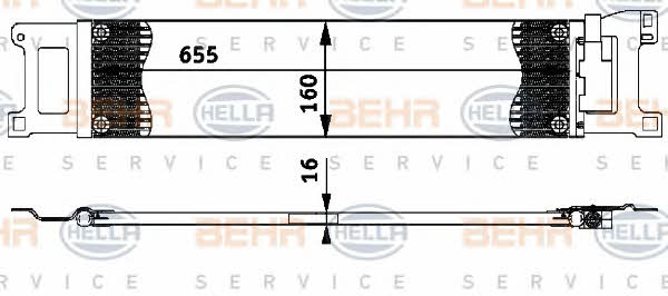 Behr-Hella 8MO 376 726-381 Chłodnica oleju 8MO376726381: Dobra cena w Polsce na 2407.PL - Kup Teraz!