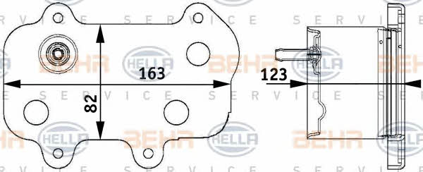 Behr-Hella 8MO 376 729-621 Радіатор масляний 8MO376729621: Приваблива ціна - Купити у Польщі на 2407.PL!