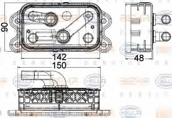 Behr-Hella 8MO 376 756-761 Радіатор масляний 8MO376756761: Приваблива ціна - Купити у Польщі на 2407.PL!