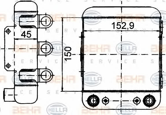 Behr-Hella 8MO 376 765-201 Ölkühler 8MO376765201: Kaufen Sie zu einem guten Preis in Polen bei 2407.PL!