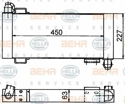 Behr-Hella 8MO 376 765-301 Chłodnica oleju 8MO376765301: Dobra cena w Polsce na 2407.PL - Kup Teraz!